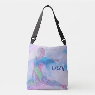 Gymnastics Tote bag with personalised name.