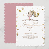 Gymnastics Tumble & Twirl Pink Birthday Party