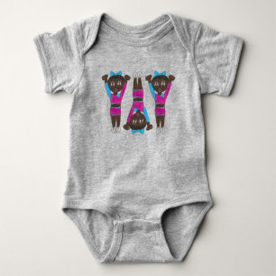 Gymnastics Tumbling Cartwheel Acro Acrobatics Baby Bodysuit