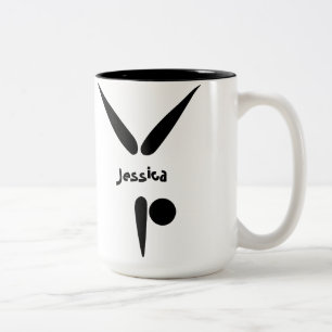 Gymnastics Two-Tone Coffee Mug
