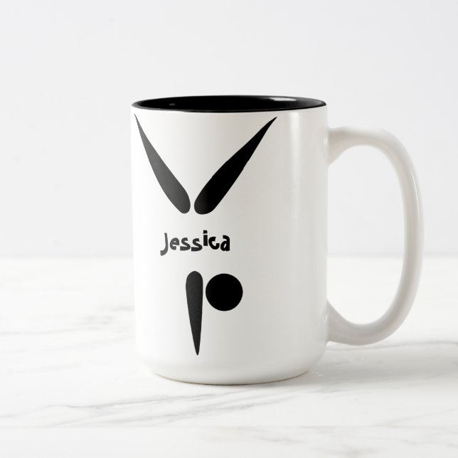 Gymnastics Two-Tone Coffee Mug (Right)