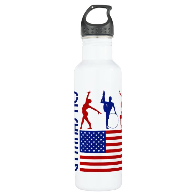 Gymnastics United States 710 Ml Water Bottle (Front)