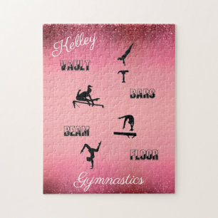 Gymnastics Vault, Bars, Beam, Floor Custom Puzzle