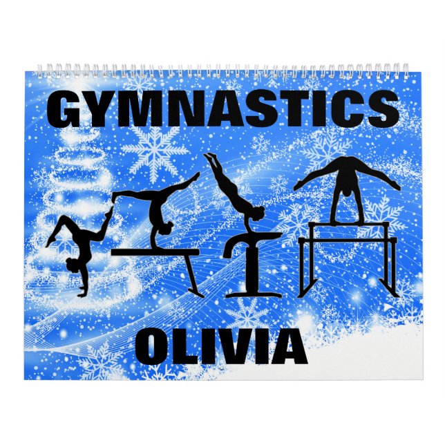 Gymnastics Winter Snow Calendar (Cover)