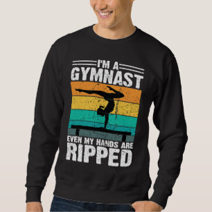 Gymnastics Women men Girls Teens Gymnast Dance Ret Sweatshirt