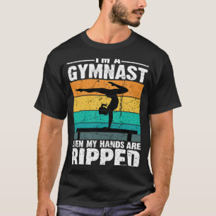 Gymnastics Women men Girls Teens Gymnast Dance Ret T-Shirt