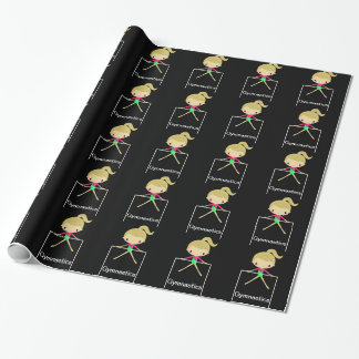 Gymnastics wrapping paper