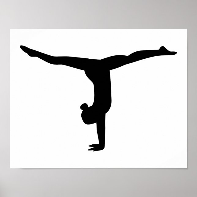Gymnastics yoga poster (Front)