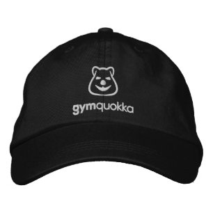 Gymquokka Signature White Logo Cap