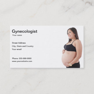 Gynaecologist business card