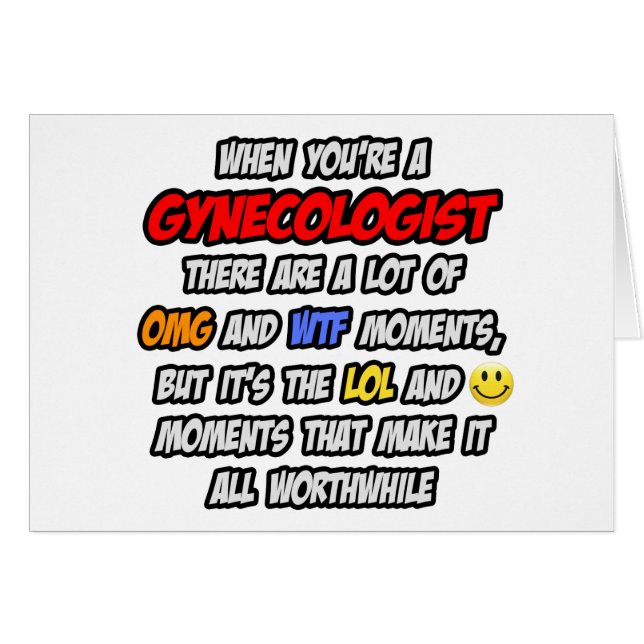 Gynaecologist .. OMG WTF LOL (Front Horizontal)