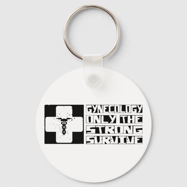Gynaecology Survive Key Ring (Front)