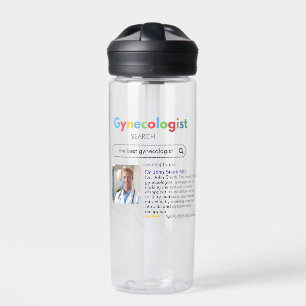 GYNECOLOGIST obstetrician doctor antistress search Water Bottle