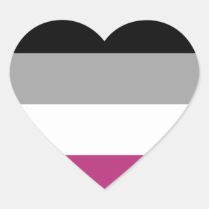 Gynephilia Pride Flag Heart Sticker