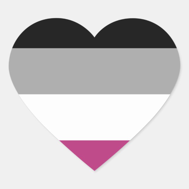 Gynephilia Pride Flag Heart Sticker (Front)