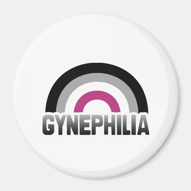 Gynephilia Pride Magnet (Front)