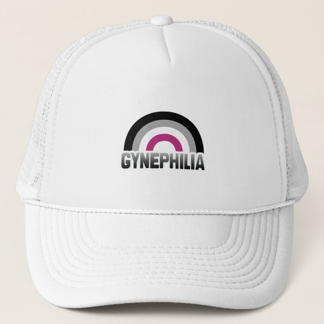 Gynephilia Pride Trucker Hat (Front)