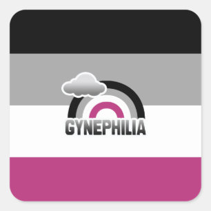 GYNEPHILIA RAINBOW STICKER