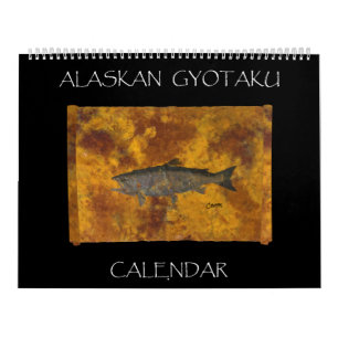Gyotaku - Large Calendar