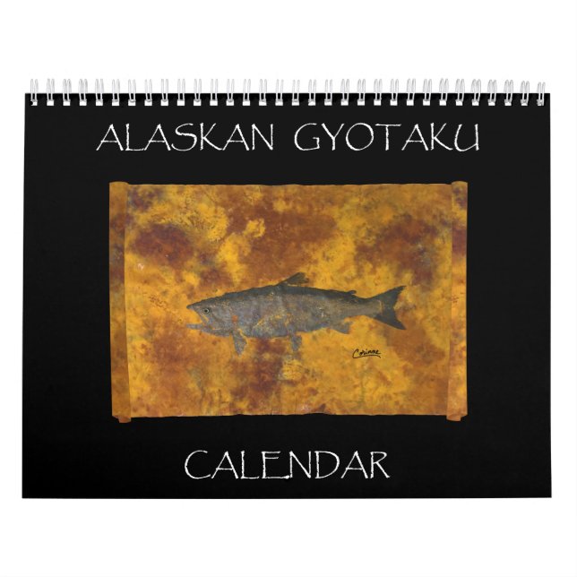 Gyotaku - Medium Calendar (Cover)