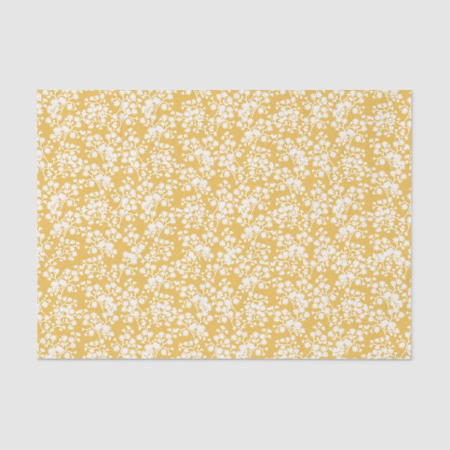 Gypsophilia Baby's Breath Floral Tissue Paper (Front)