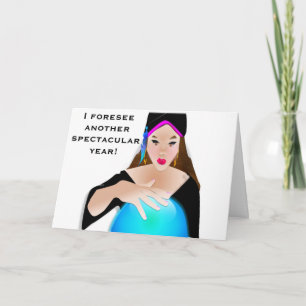 Gypsy Birthday Card -Fortune Teller