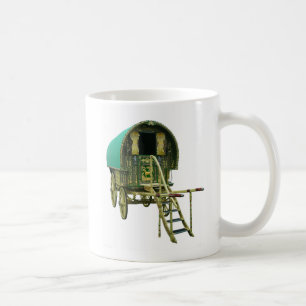 Gypsy bowtop caravan coffee mug