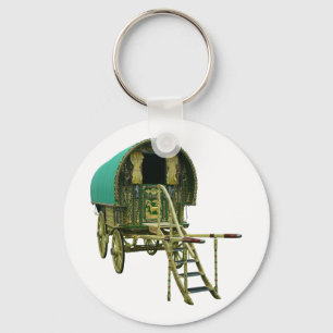 Gypsy bowtop caravan key ring