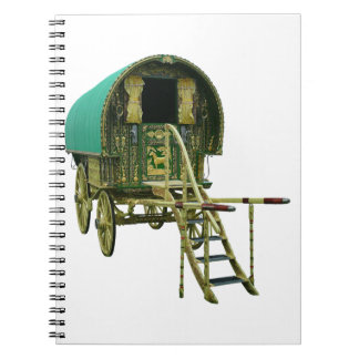 Gypsy bowtop caravan notebook