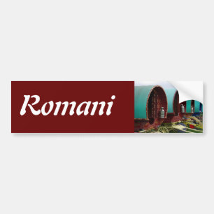 Gypsy caravan bumper sticker