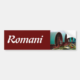 Gypsy caravan bumper sticker