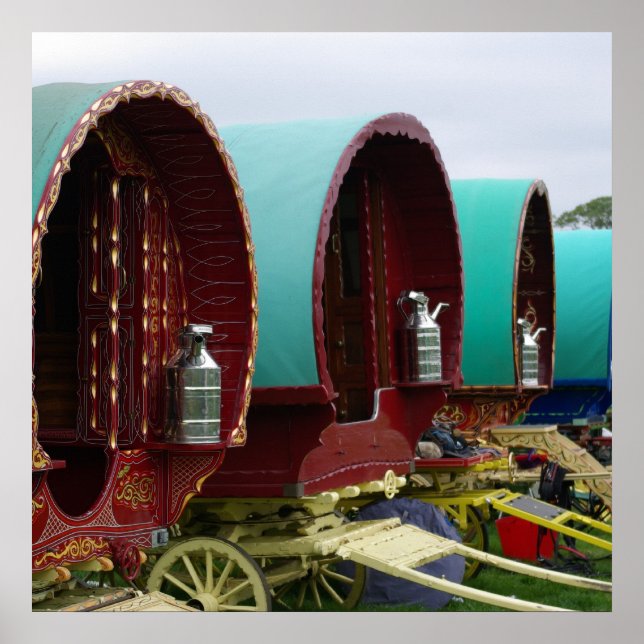 Gypsy caravan poster (Front)