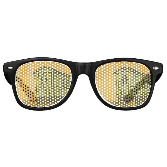 Gypsy caravan wagon retro sunglasses (Front)