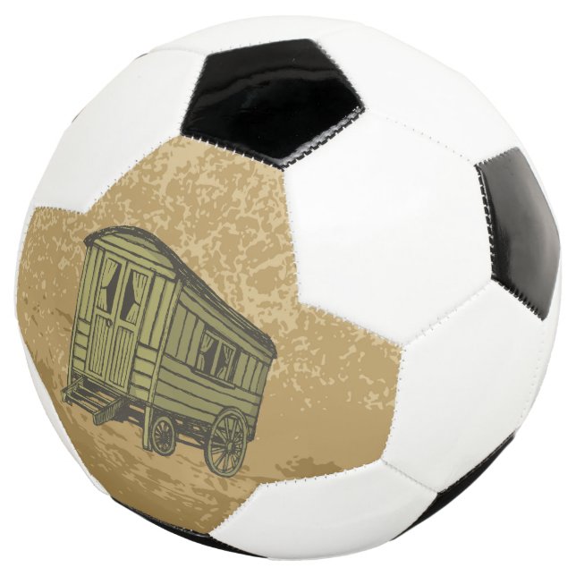 Gypsy caravan wagon soccer ball (Three Quarter)