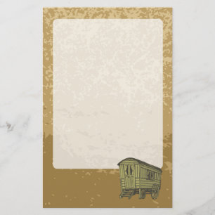 Gypsy caravan wagon stationery