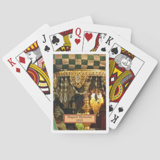 GYPSY DECOR ADD YOUR NAME & DATE Magical Memories Playing Cards