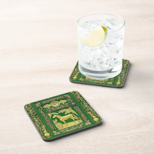 Gypsy door detail beverage coaster
