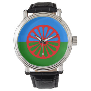 Gypsy ethnic flag watch