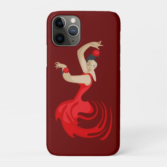 Gypsy Flamenco Dancer Case-Mate iPhone Case (Back)