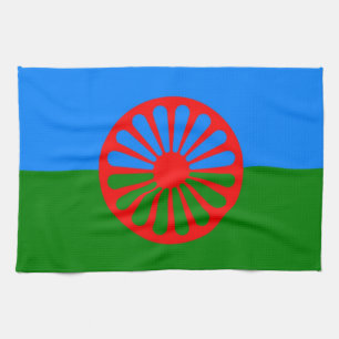gypsy gipsy people flag towel nomad rrom roman