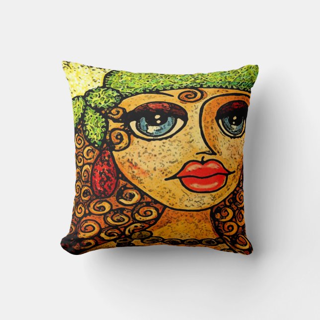 Gypsy girl cushion (Front)