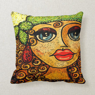 Gypsy girl cushion
