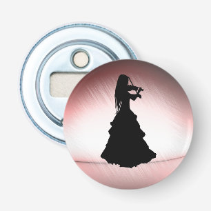Gypsy Girl Plays Violin Bottle Opener