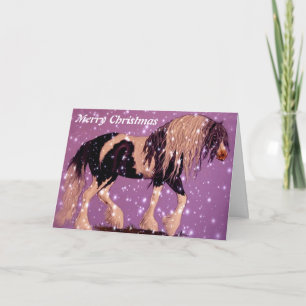 Gypsy Horse Christmas Card