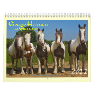 Gypsy Horses in Germany 2016 Calendar