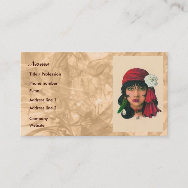 Gypsy II Business Card (Front)
