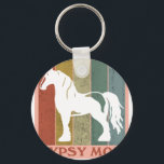 Gypsy Mom Gypsy Vanner Horse Key Ring<br><div class="desc">A stylish keychain featuring a vintage classic car design. A perfect accessory for car lovers and collectors. Great for everyday use or as a small and thoughtful gift for classic car enthusiasts.</div>