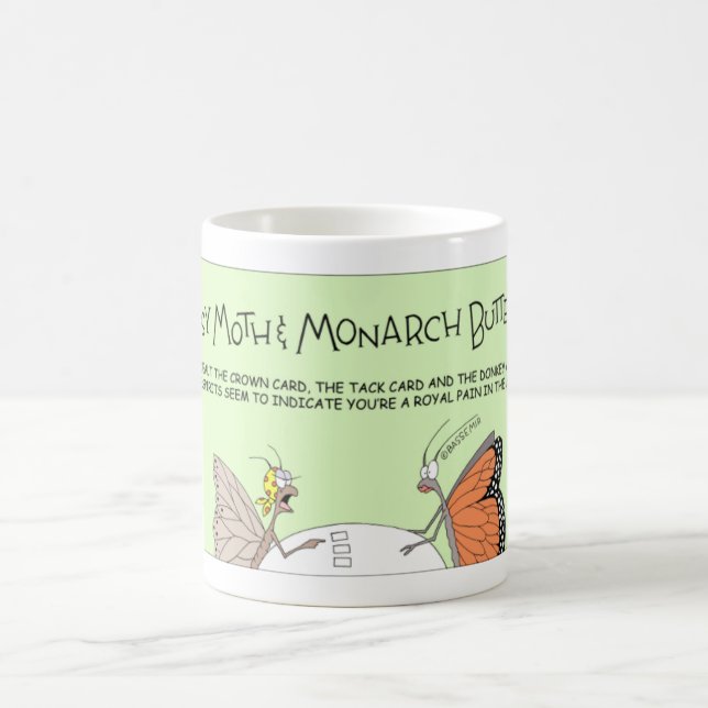 Gypsy Moth and the Hag Moth Coffee Mug (Center)