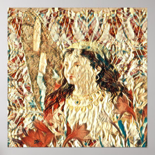 Gypsy Moth Camouflaged Poster