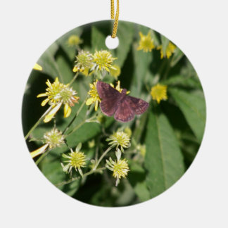 Gypsy Moth Ceramic Ornament